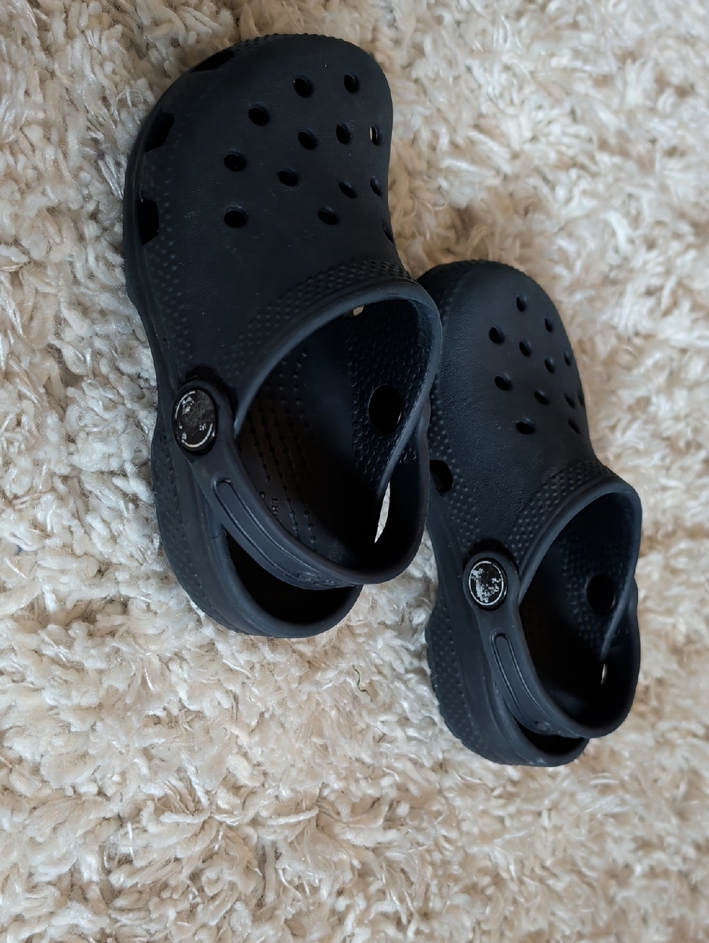 Kids Navy Blue Slip-On Crocs